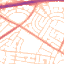 Daytime road noise heatmap for L14 0LD