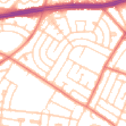 Daytime road noise heatmap for L14 0LE