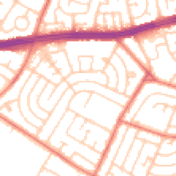 Daytime road noise heatmap for L14 0LF