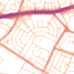 Daytime road noise heatmap for L14 0LH
