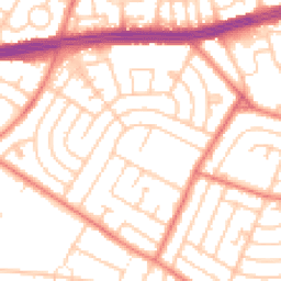 Daytime road noise heatmap for L14 0LJ