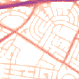 Daytime road noise heatmap for L14 0LL