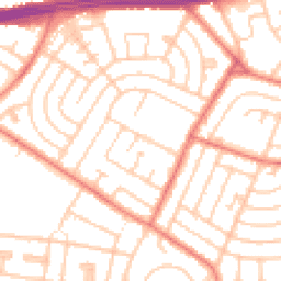Daytime road noise heatmap for L14 0LR