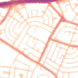Daytime road noise heatmap for L14 0LS