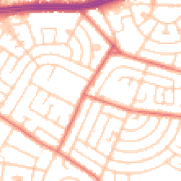 Daytime road noise heatmap for L14 0LX