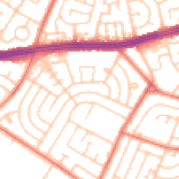 Daytime road noise heatmap for L14 0NE