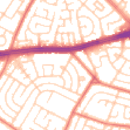 Daytime road noise heatmap for L14 0PD