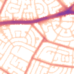 Daytime road noise heatmap for L14 0PH