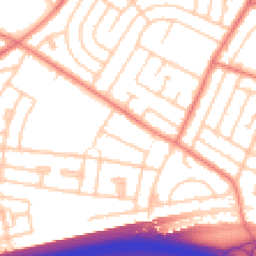 Daytime road noise heatmap for L14 0PN
