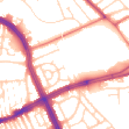Daytime road noise heatmap for L14 1PB