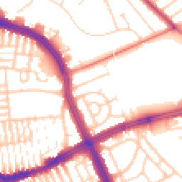 Daytime road noise heatmap for L14 1PE