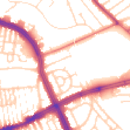 Daytime road noise heatmap for L14 1PH