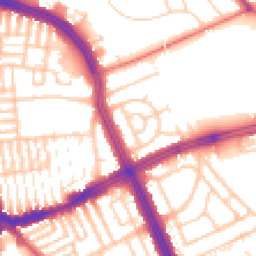 Daytime road noise heatmap for L14 1PJ