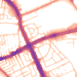 Daytime road noise heatmap for L14 1PN