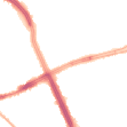 Night-time road noise heatmap for L14 1PN