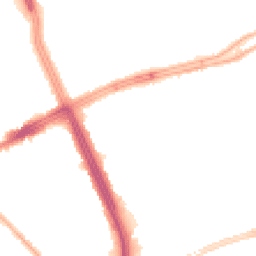 Night-time road noise heatmap for L14 1PR