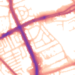 Daytime road noise heatmap for L14 1PS
