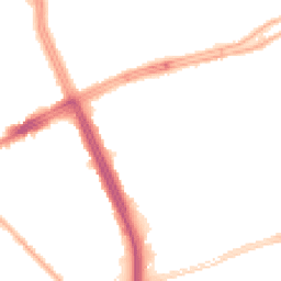 Night-time road noise heatmap for L14 1PS