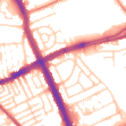 Daytime road noise heatmap for L14 1PU