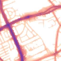 Daytime road noise heatmap for L14 1QG