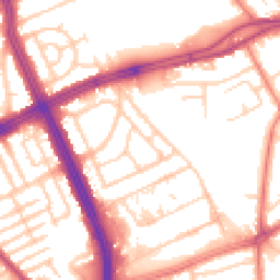 Daytime road noise heatmap for L14 1QQ
