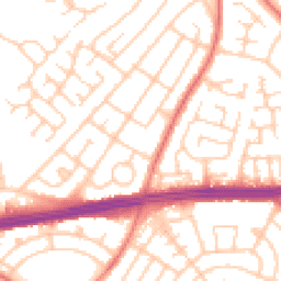 Daytime road noise heatmap for L14 2AB