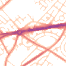 Daytime road noise heatmap for L14 2BA