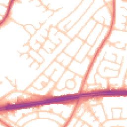 Daytime road noise heatmap for L14 2DL