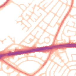 Daytime road noise heatmap for L14 2DX
