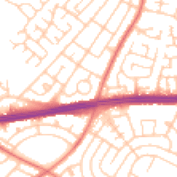 Daytime road noise heatmap for L14 2ED