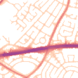 Daytime road noise heatmap for L14 2EE
