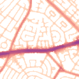 Daytime road noise heatmap for L14 2EJ
