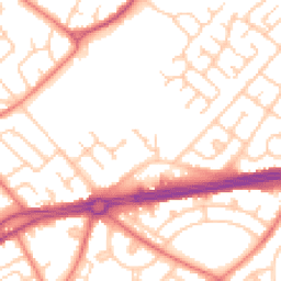 Daytime road noise heatmap for L14 2EY