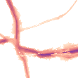 Night-time road noise heatmap for L14 3LN