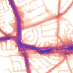 Daytime road noise heatmap for L14 3LW
