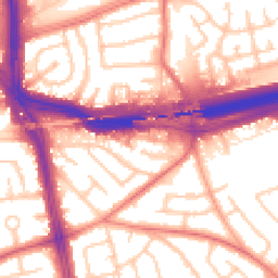 Daytime road noise heatmap for L14 3NQ