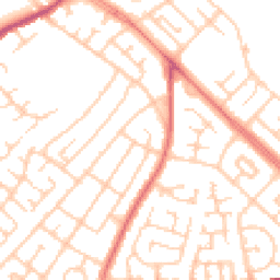 Daytime road noise heatmap for L14 4AU