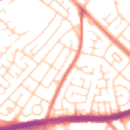 Daytime road noise heatmap for L14 4BB