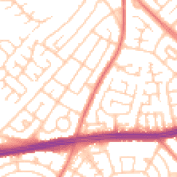 Daytime road noise heatmap for L14 4BD