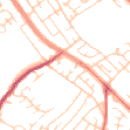 Daytime road noise heatmap for L14 4BF