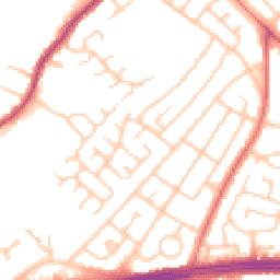 Daytime road noise heatmap for L14 4BL