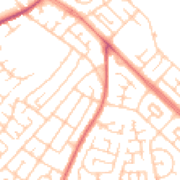 Daytime road noise heatmap for L14 4DF