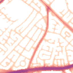 Daytime road noise heatmap for L14 4DJ