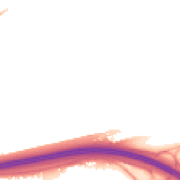 Night-time road noise heatmap for L14 6TG
