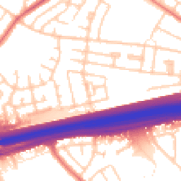 Daytime road noise heatmap for L14 6UF