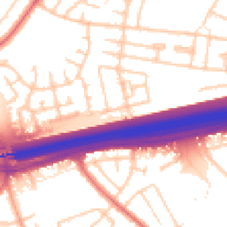 Daytime road noise heatmap for L14 6UT