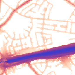 Daytime road noise heatmap for L14 6UY