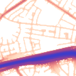Daytime road noise heatmap for L14 6XA