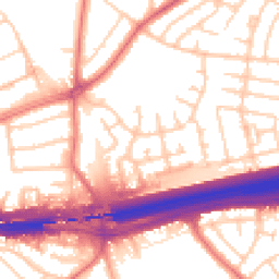 Daytime road noise heatmap for L14 7AG