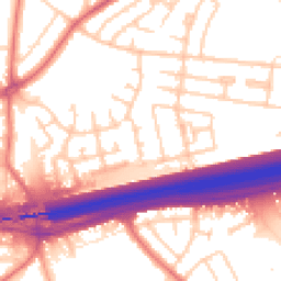 Daytime road noise heatmap for L14 7AH